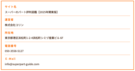 運営者情報